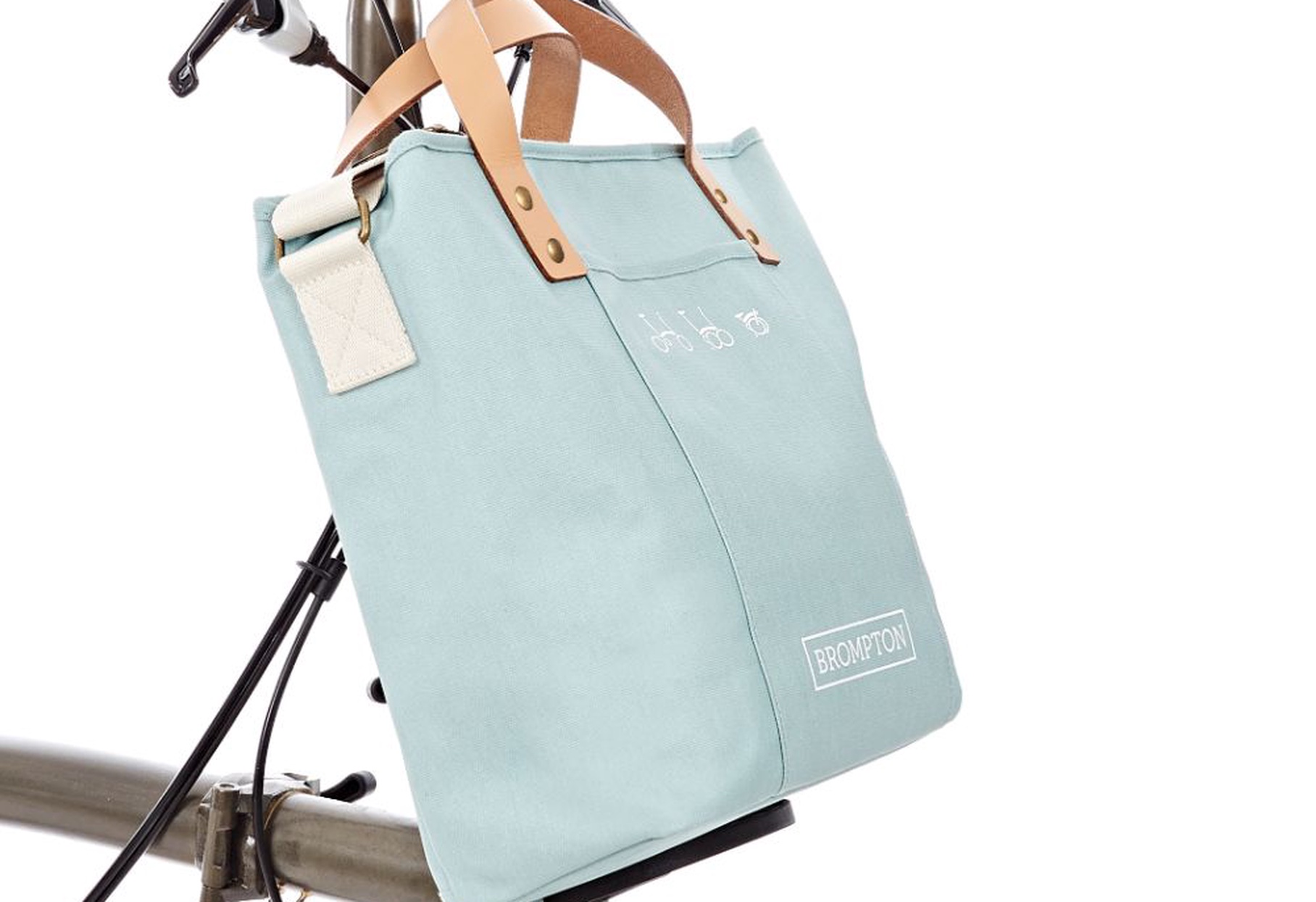 brompton tote bag turkish green